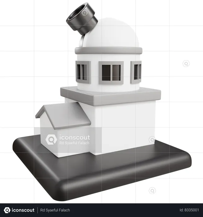 Observatorio  3D Icon