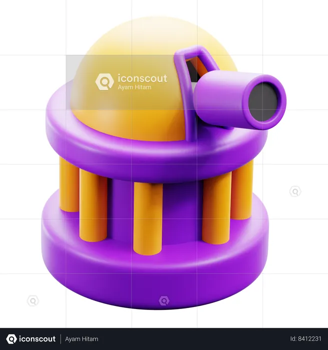 Observatório  3D Icon