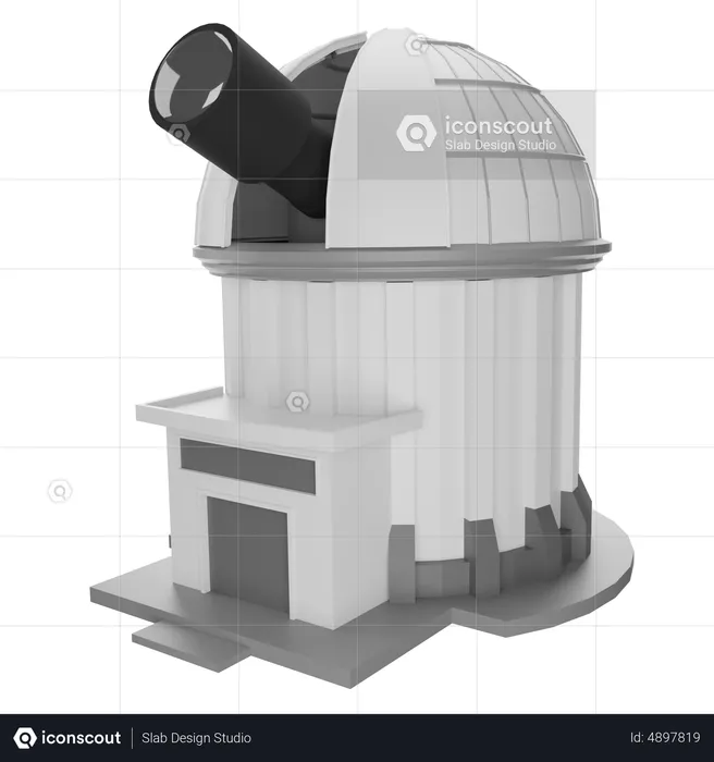 Observatorium  3D Icon