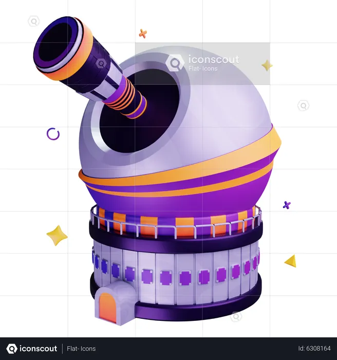 Observatory  3D Icon