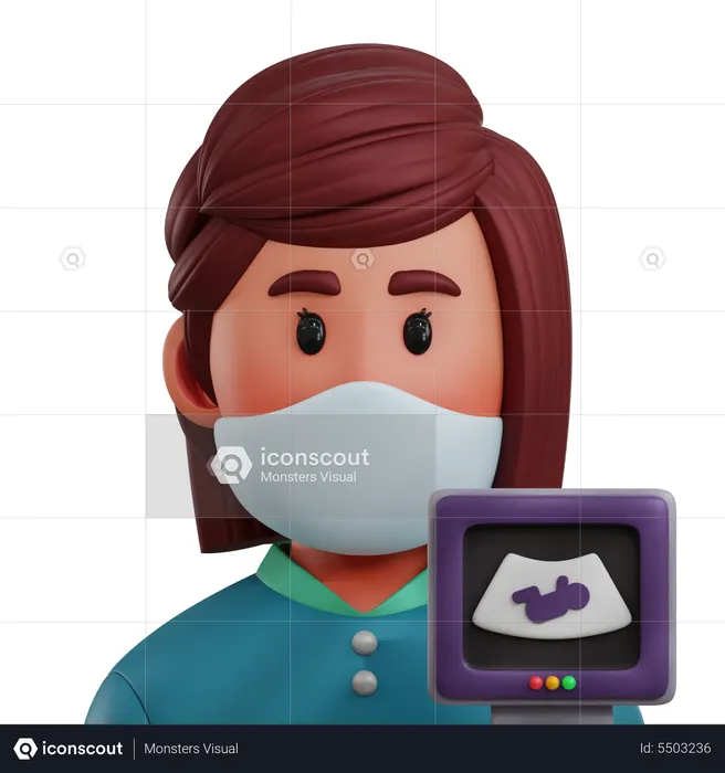 Obstetrician  3D Icon