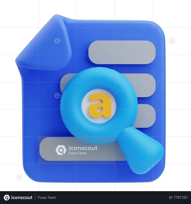 Ocr Tool  3D Icon