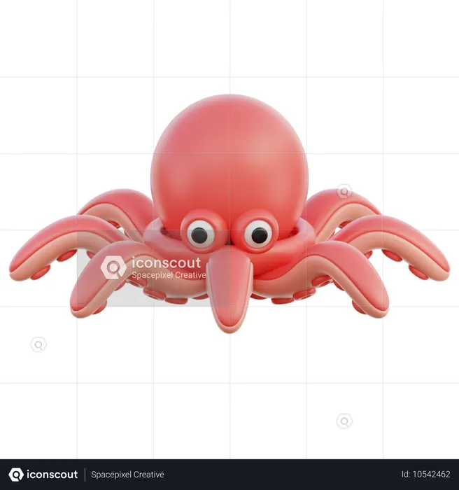 Octopus  3D Icon