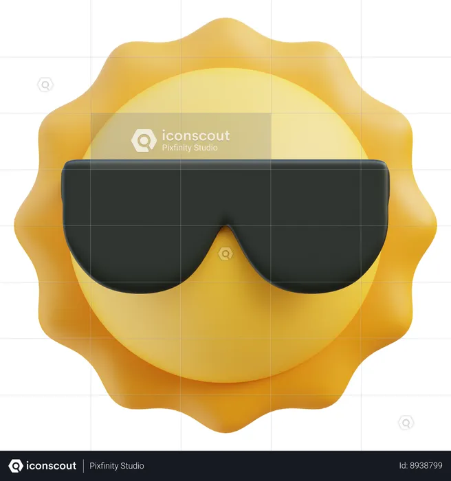 Oculos de sol  3D Icon