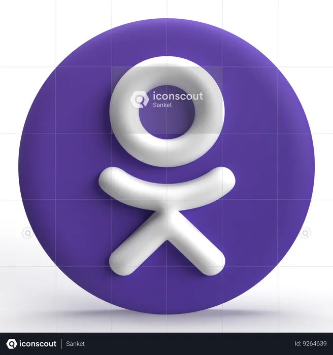 Odnoklassniki Icon  3D Icon