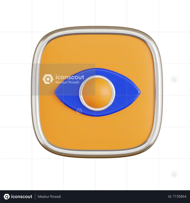 Œil  3D Icon