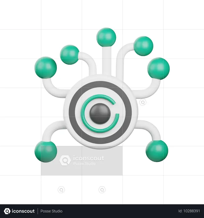 Oeil de cyborg  3D Icon