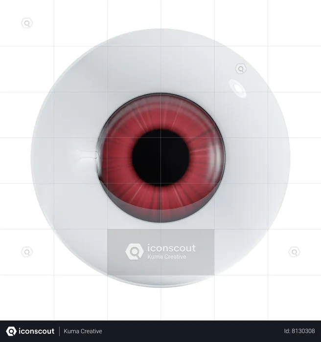 Oeil d'Halloween  3D Icon