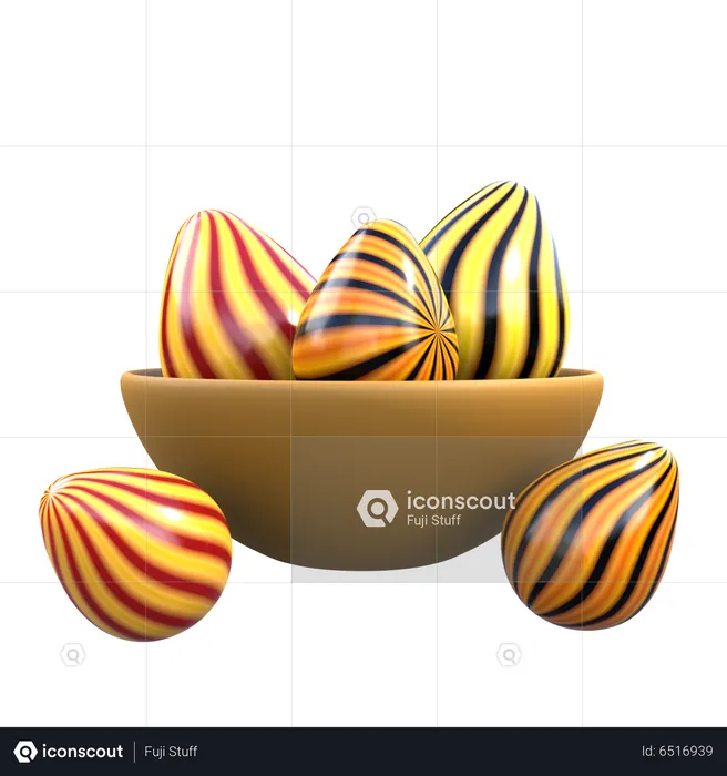 Œuf de Pâques  3D Icon