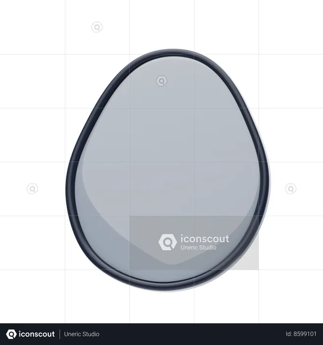 Miroir d'oeuf  3D Icon