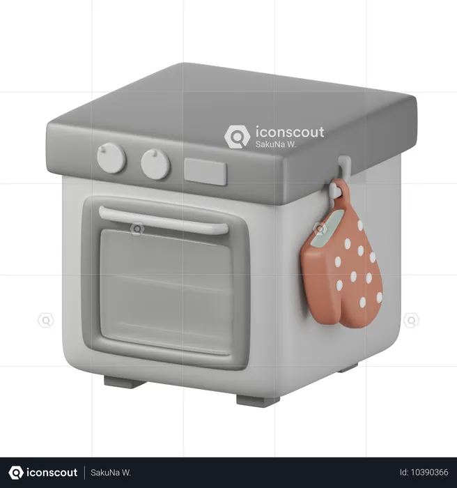Ofen  3D Icon