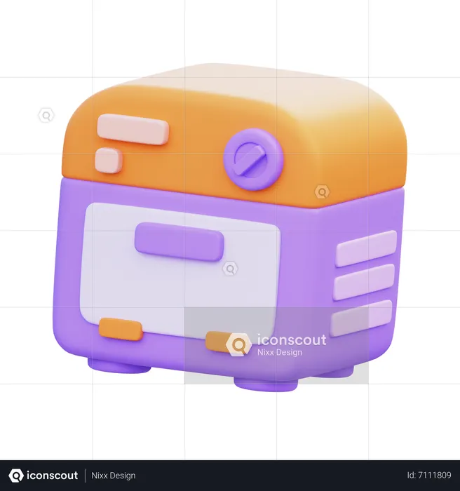 Ofen  3D Icon