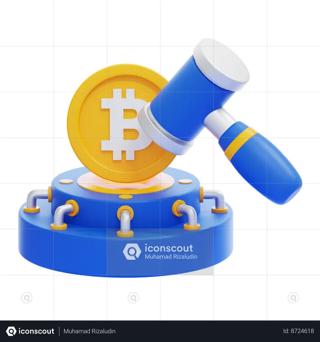 Oferta de bitcoin  3D Icon