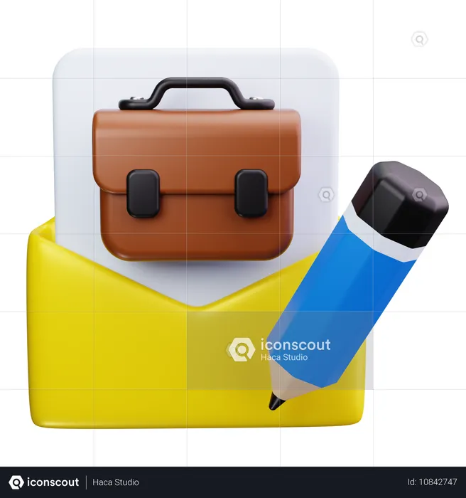 Oferta de trabajo  3D Icon