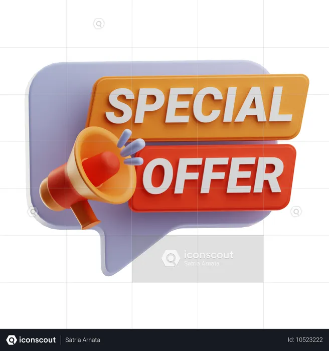 Oferta especial  3D Icon