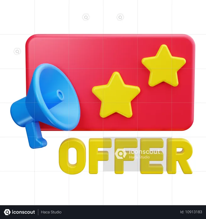 Oferta especial  3D Icon