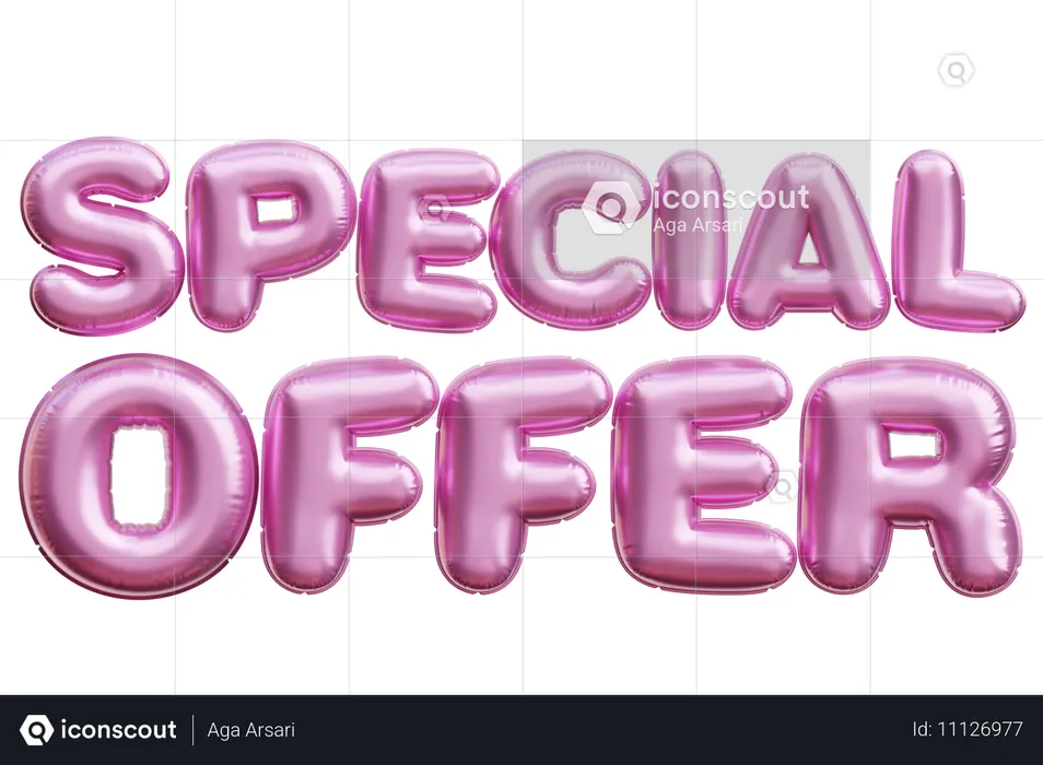 Oferta especial  3D Icon