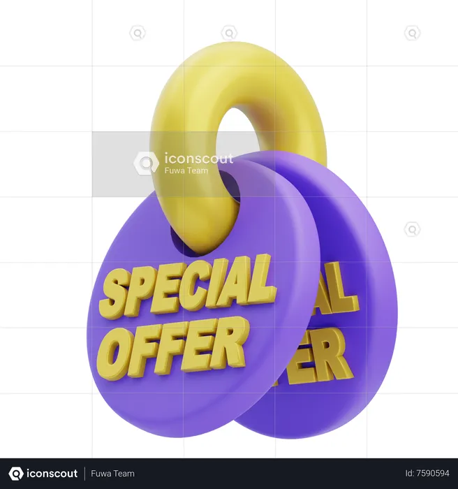 Oferta especial  3D Icon