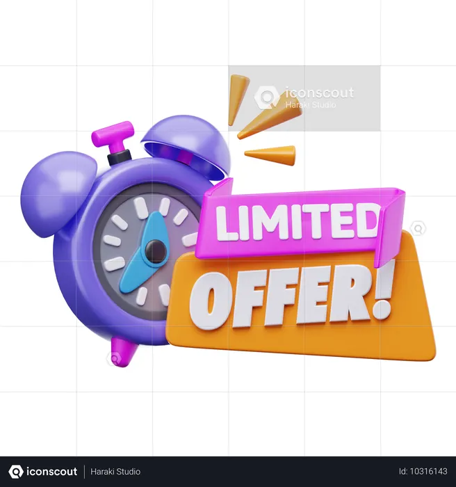 Oferta limitada  3D Icon