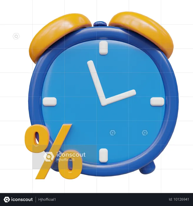 Tempo limitado de oferta  3D Icon