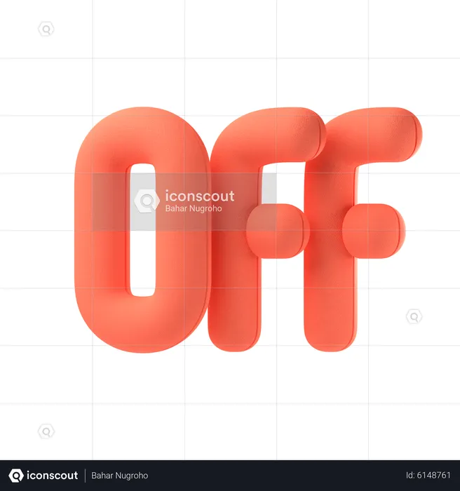 Off  3D Icon