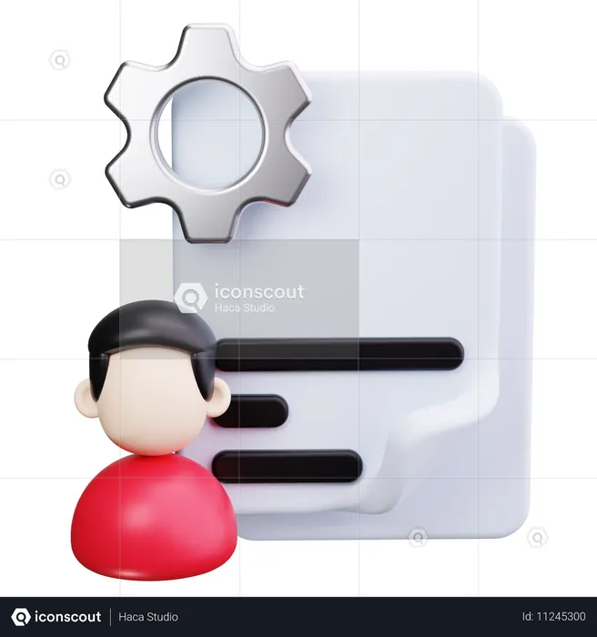 Offboarding  3D Icon