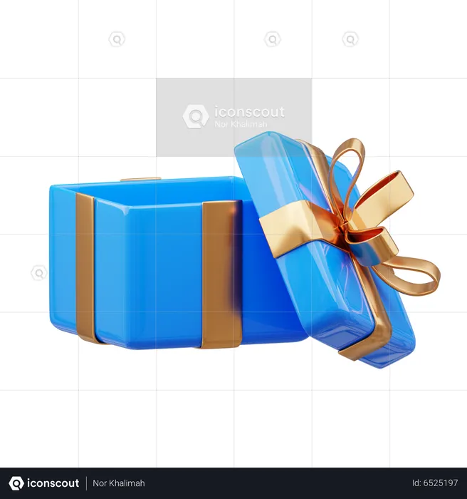 Geschenkbox öffnen  3D Icon