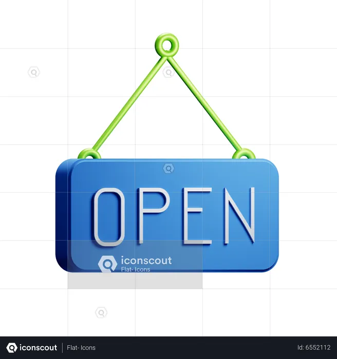 Offenes Board  3D Icon