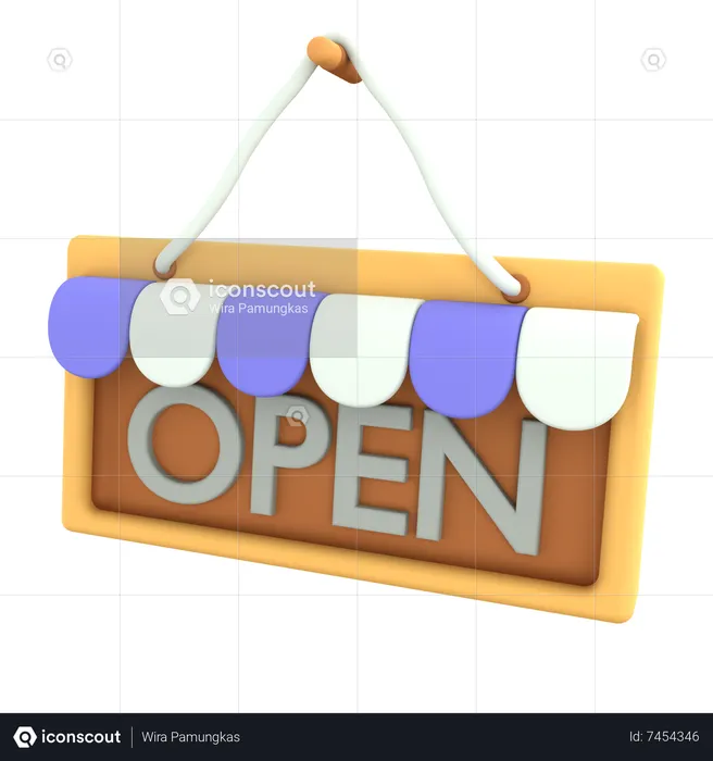 Offenes Board  3D Icon