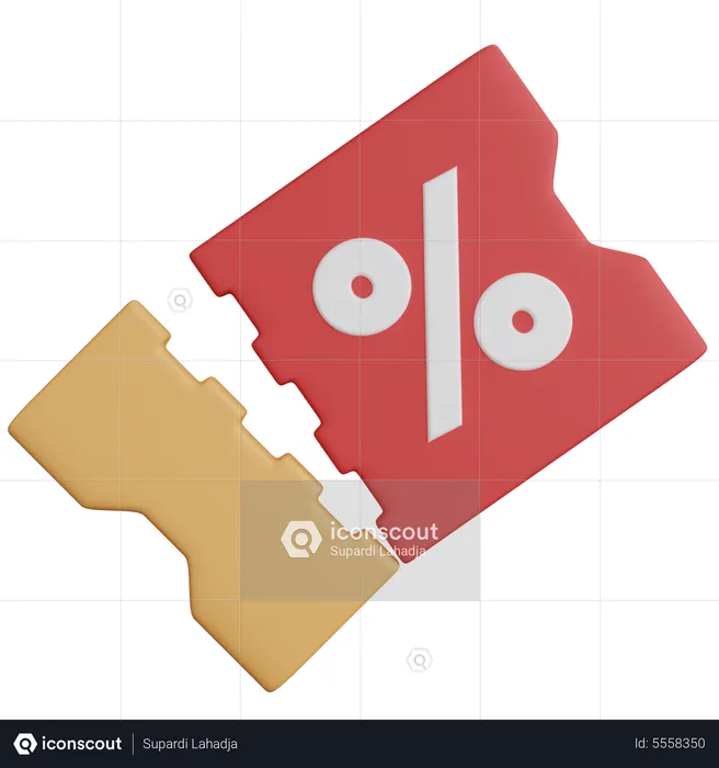 Offer Card  3D Icon