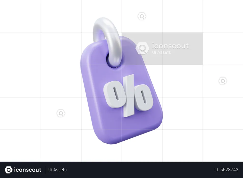 Offer sale tag  3D Icon
