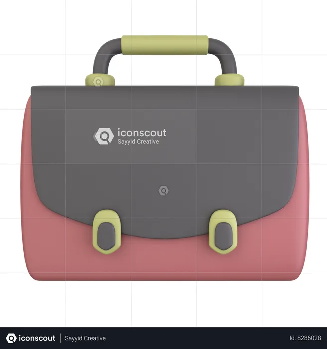 Office Bag  3D Icon