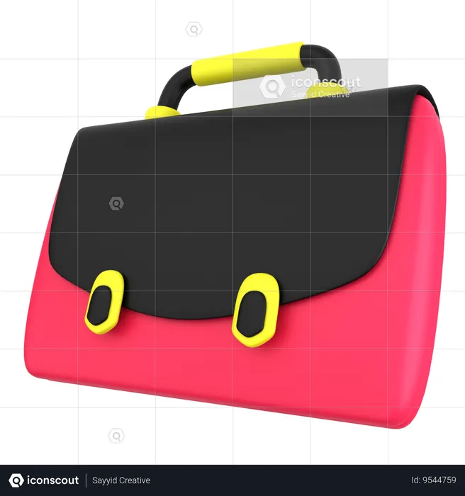 Office bag  3D Icon