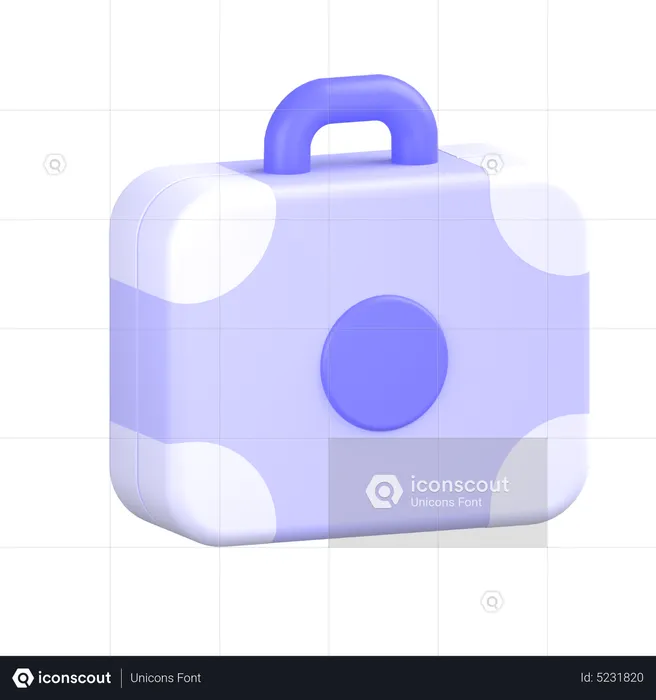 Office Bag  3D Icon