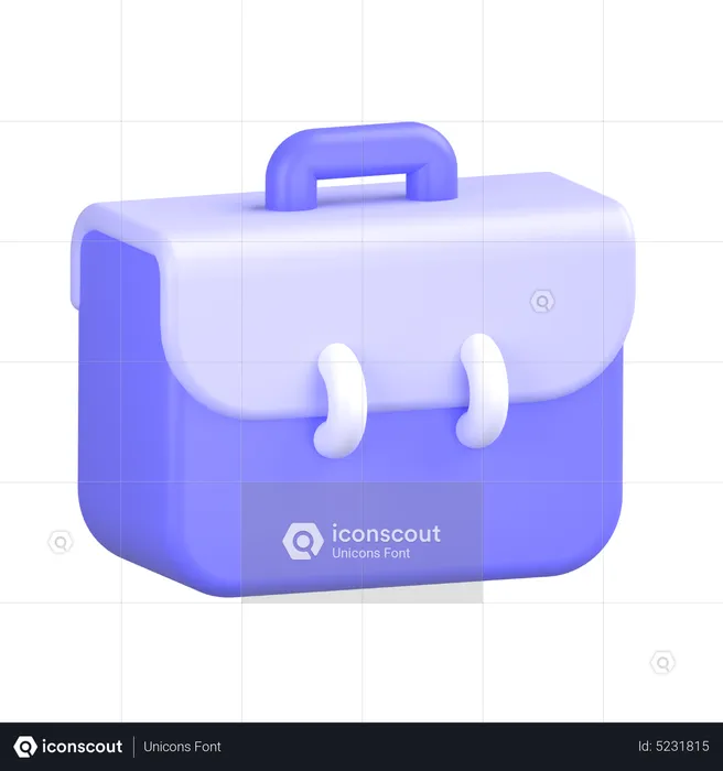 Suitcase Alt  3D Icon