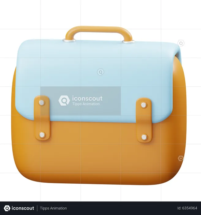Office bag  3D Icon