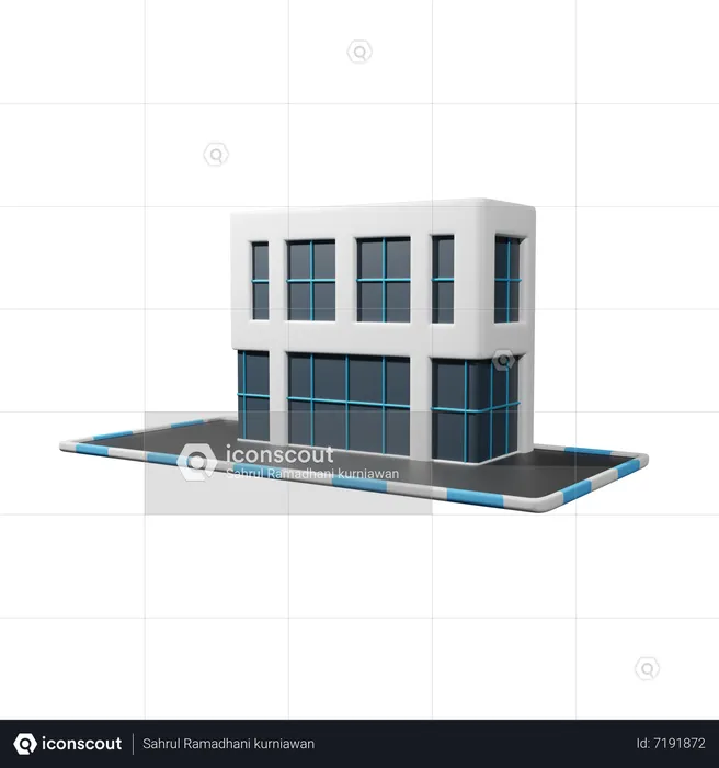 Office Building  3D Icon