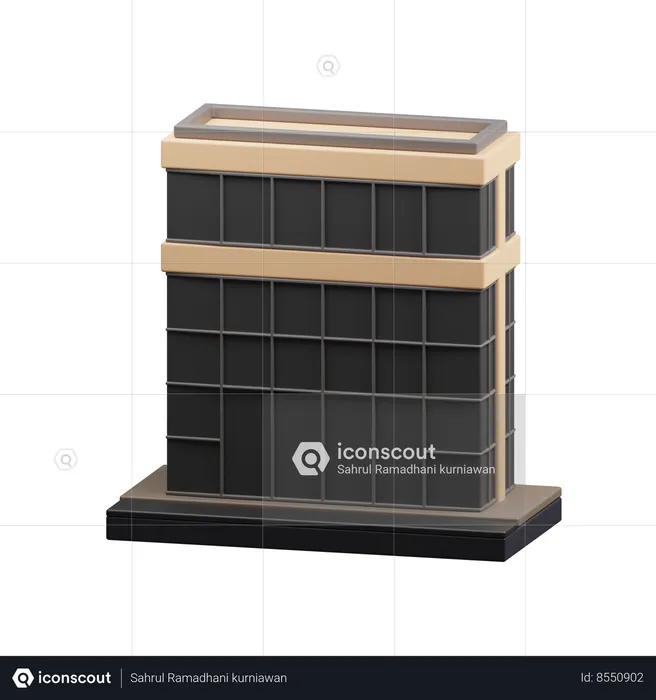 Office building  3D Icon