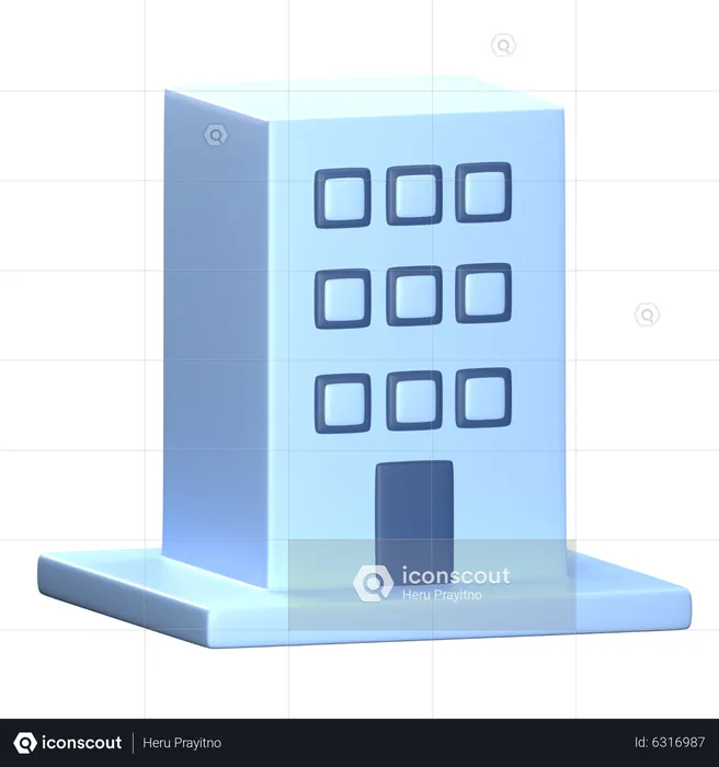 Office Building  3D Icon