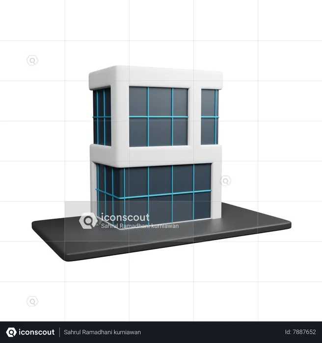 Office Building  3D Icon