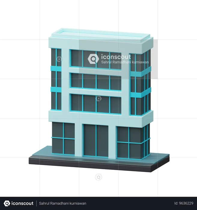 Office building  3D Icon