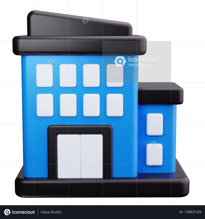 Office Building  3D Icon