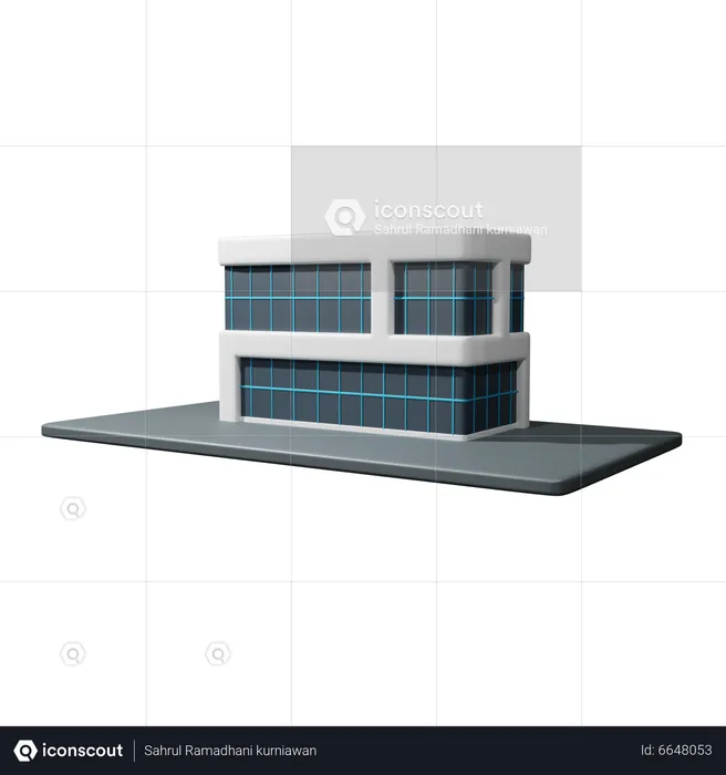 Office Building  3D Icon