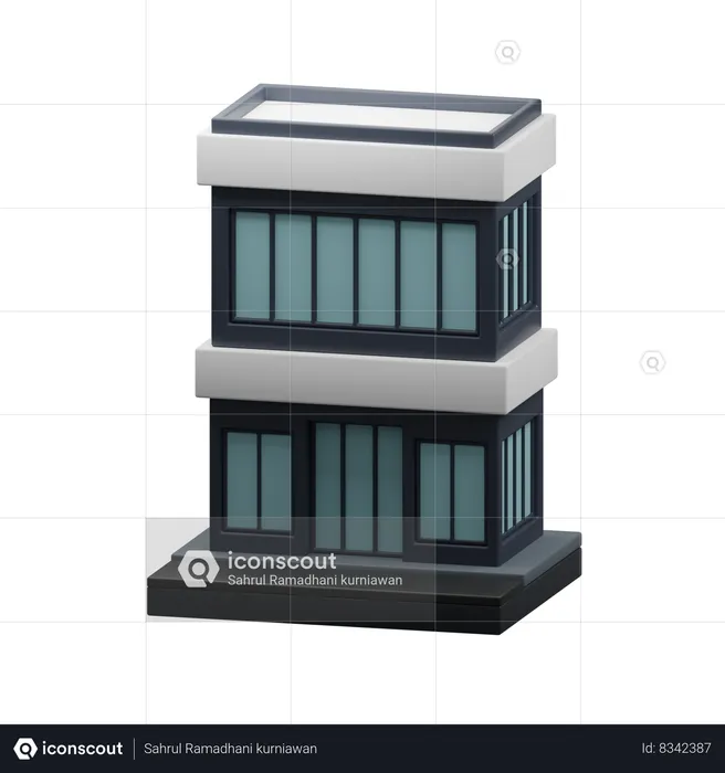 Office building  3D Icon