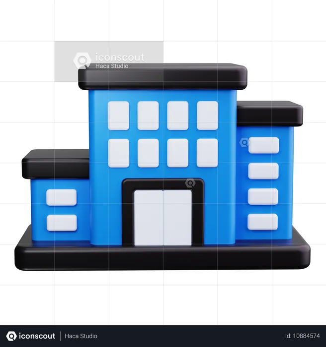 Office Building  3D Icon