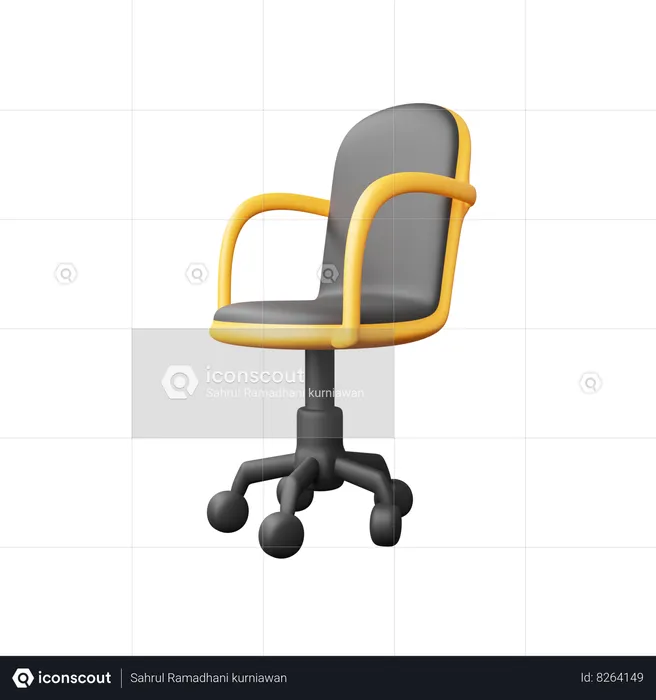 Office chair  3D Icon