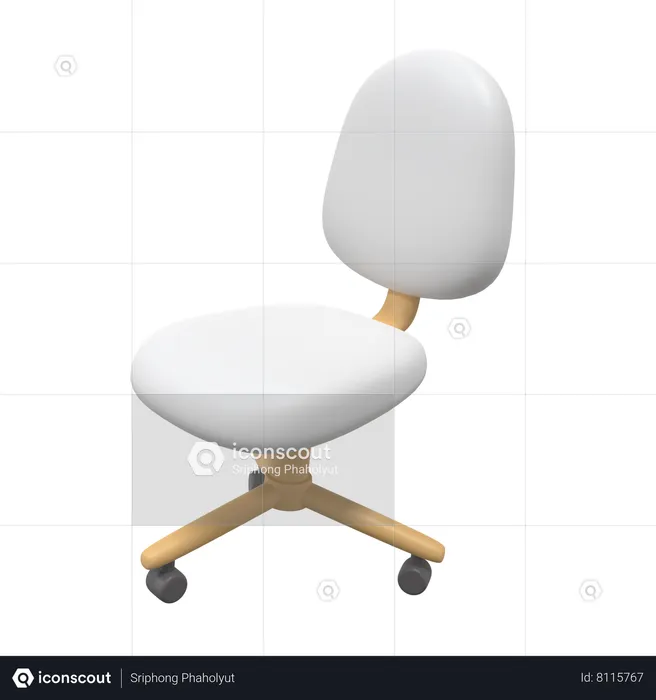 Office Chair  3D Icon