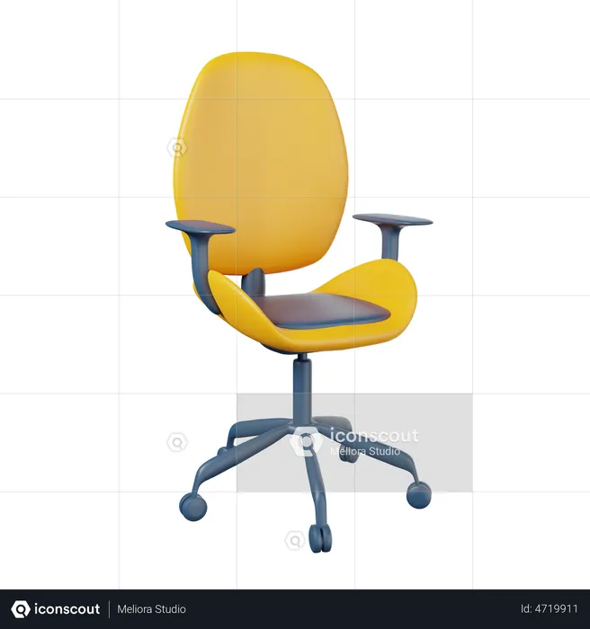 Office Chair  3D Illustration