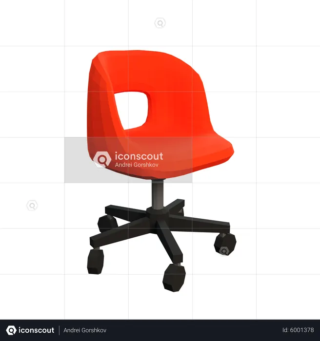 Office Chair  3D Illustration