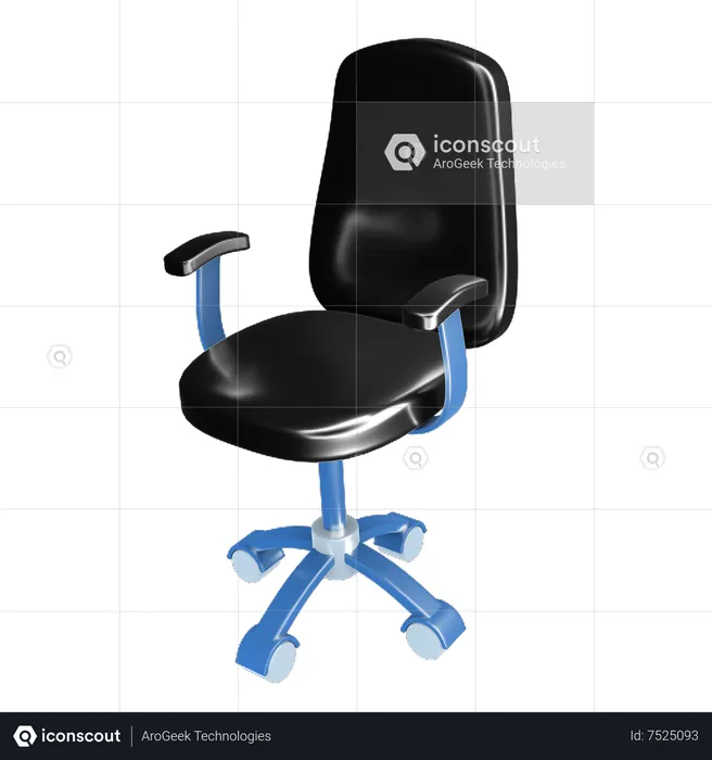 Office chair  3D Icon